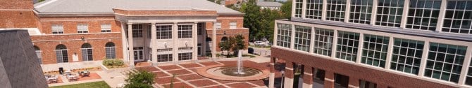 Aerial View of Student Union Building