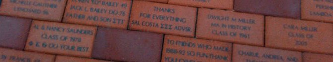 Magruder Hall Brick Plaza