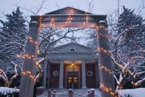 Kirk Memorial Snow Scene