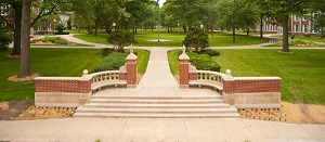 Experience part of the University's history when you walk through the north entrance to the Quad which is an exact replica of the original campus gates