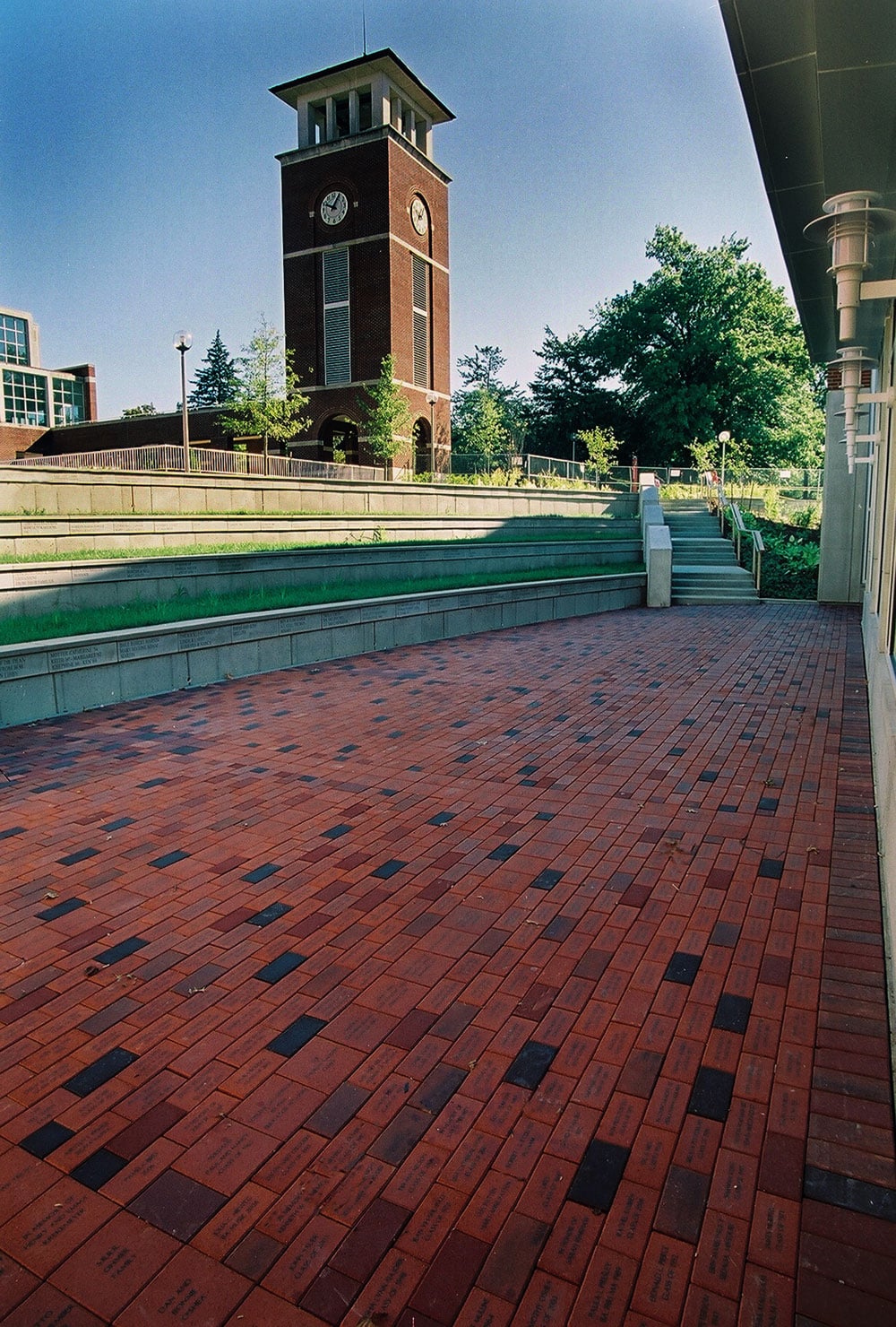 Magruder hall brick plaza truman state university