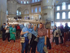 While studying abroad, Bethany visited Istanbul
