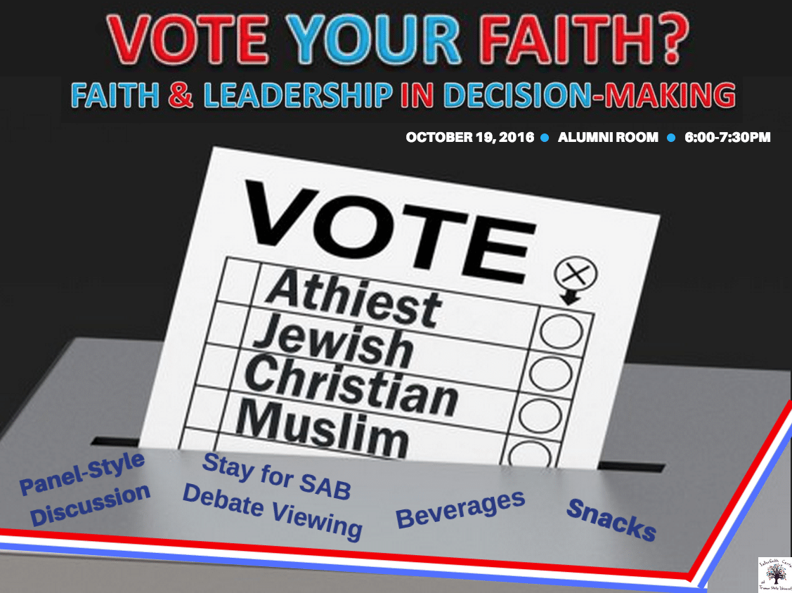 Vote Your Faith Faith and Leadership in DecisionMaking Truman State