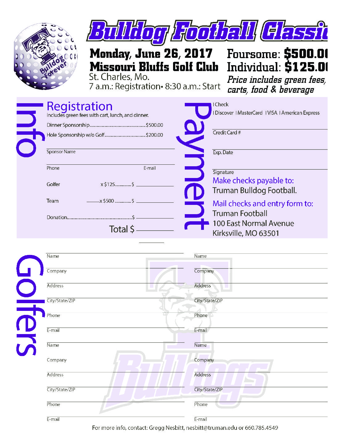 11th Annual St. Louis Golf Tournament Truman State University