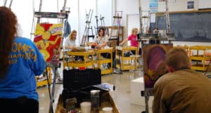 Ophelia Parrish Painting Studio