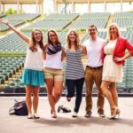 John with friends at the Muny