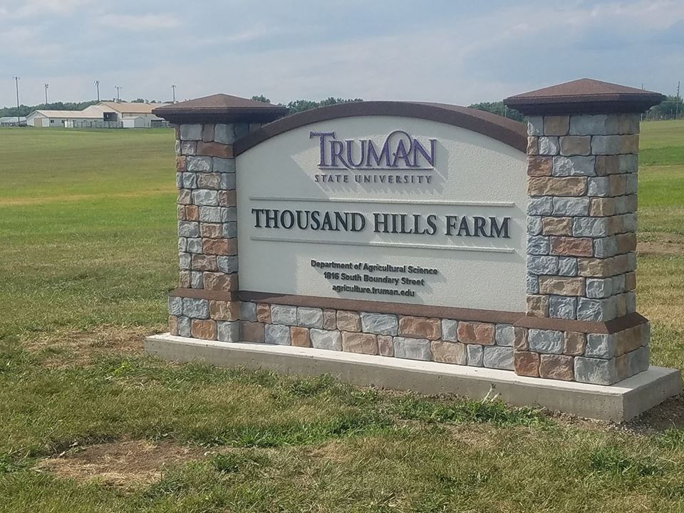 University Farm Sign
