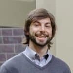 Derek, a competitor in the 3MT competition