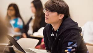 A student