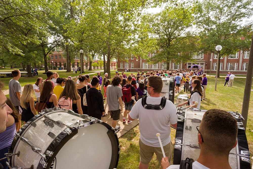 Students at convocation