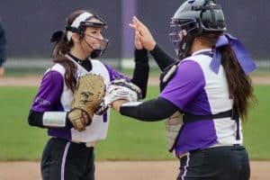 Softball players