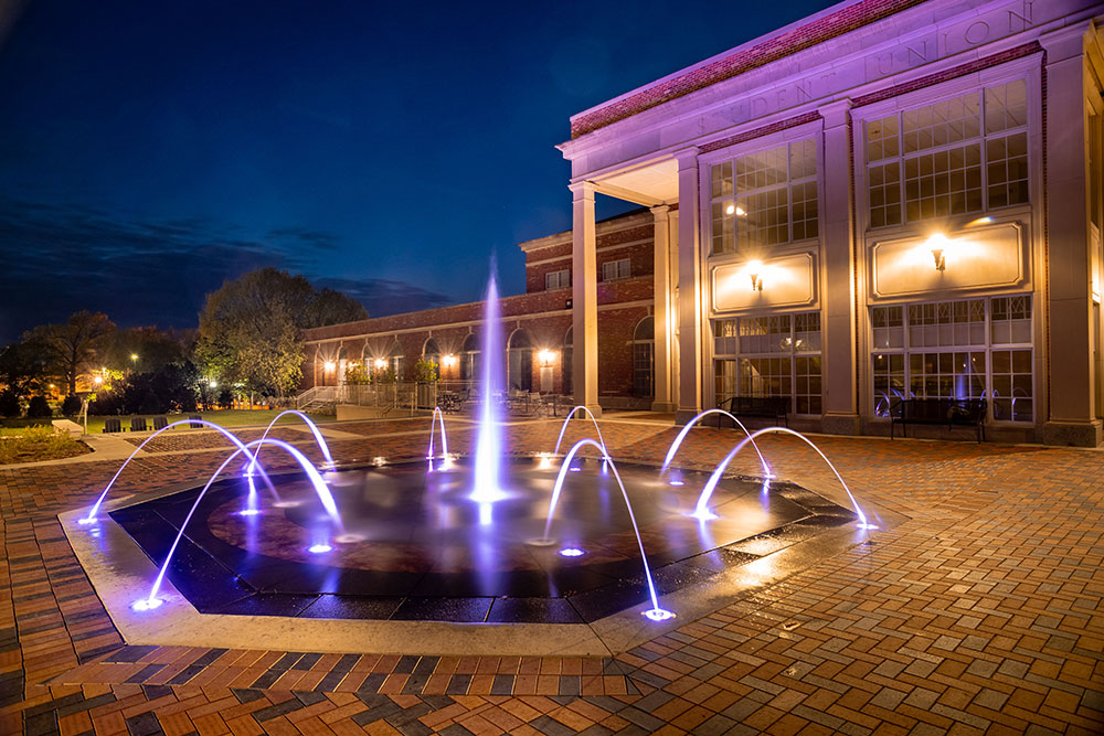 Fountain by Student Union Building