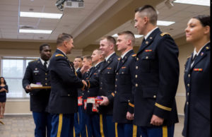 Military Science ceremony