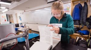 Chemistry student
