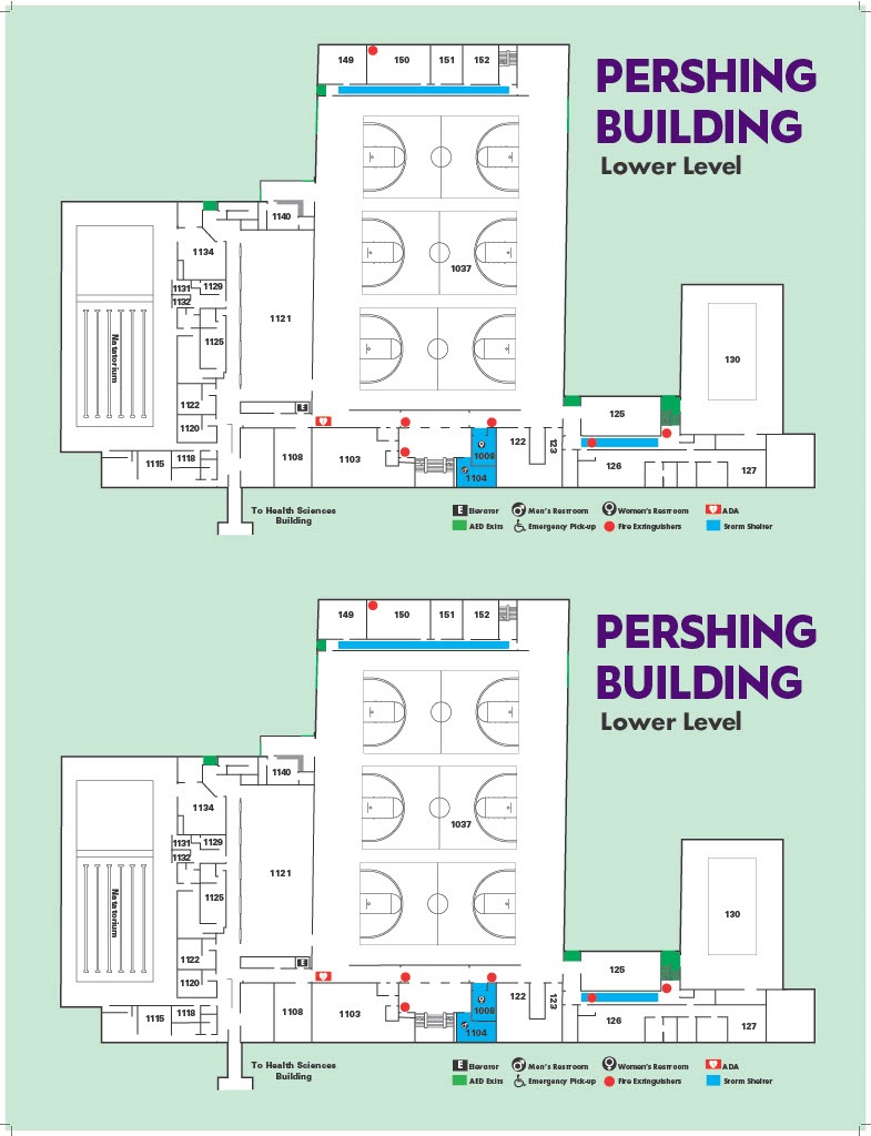 Pershing Building Floor Plans