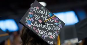 Graduate at Commencement
