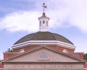 Weathervane on Kirk Memorial